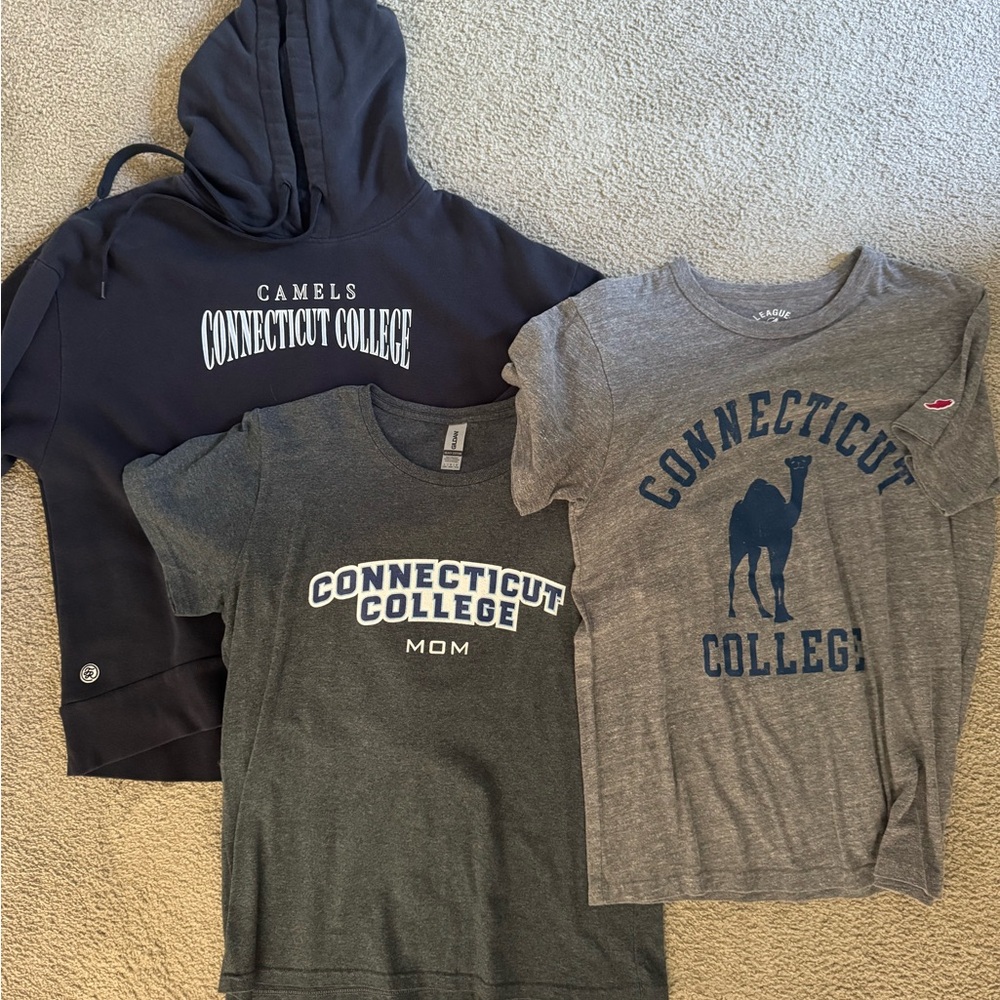 League Connecticut College Women's Sweater - Black and Gray